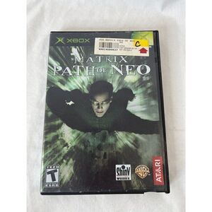 Matrix Path of Neo Xbox CIB Blockbuster Disc Locked! Needs a Tool to Remove Disc